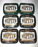 Simpkins Nipits Liquorice Variety Pack - 6 Tins of Authentic Black, Refreshing Mint Twist, and Aniseed Elegance - Gluten-Free Delight