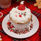 Christmas Sprinkles for Cookies Holiday Assortment 8 oz, White Red and Green Sprinkles Edible Jimmies, Nonpareils and Sanding Sugar Pearls for Decorating Christmas Cookies, Baking, Cupcakes, Cakes, Desserts