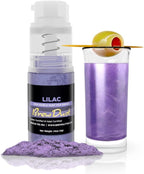 Brew Glitter – Lilac Purple Brew Dust (1x 4g Pump) Edible Glitter Powder for Cocktails & Beverages