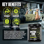 NutraBio Creatine + HMB- Creatine Monohydrate with HMB Powder for Muscle Growth, Increased Strength- 30 Servings (Unflavored)