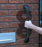 Able2 18" Green & Black Outdoor Prima Grab Bar - 46cm