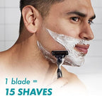 Gillette Mach3 Razor Refills for Men, 4 Razor Blade Refills
