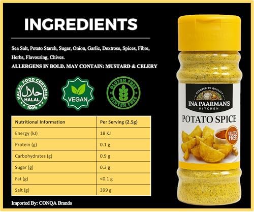Ina Paarman Seasoning - Potato Spice (Kosher) 200ml