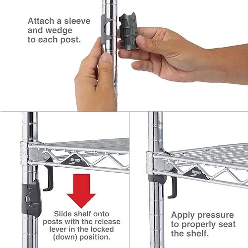 Metro SAKITA2 Replacement Levers/Wedges for Super Adjustable Super Erecta Wire Shelving