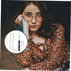 Ipetboom Universal Glasses Replacement Arms Temples Lightweight Metal Eyeglass Legs Anti-Slip Allergy-Free Fit for Spectacles Repair 1 Pair