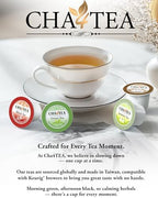 Cha4Tea 36-Count Pure Chamomile Herbal Tea Pods Compatible with Keurig Brewers - Bedtime/Sleep-well/Nightly Calm/Relaxing Tea