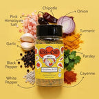 Kiss the Chef Universal Seasoning Blend, 7 oz – All Purpose Seasoning, No MSG, Gluten Free – Works on Chicken, Eggs, Vegetables & Meat – Replaces Salt & Pepper – Clean Label Spice Blend for Summer Grilling