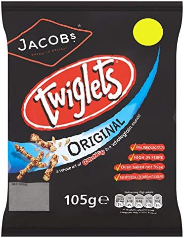 Jacob's Twiglets Sharing Bag - 105g - Pack of 1