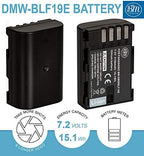 BM Premium 2 Pack of BLX-1 High Capacity Batteries and Dual Bay Battery Charger for Olympus OM System OM-1, OM-1 Mark II, OM-3, HLD-10 Cameras