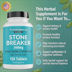 Peruvian Naturals Chanca Piedra “Stone Breaker” – 150 Tablets - Kidney Supplement - 2400mg per Serving 100% Natural Chancapiedra Grown in Peru