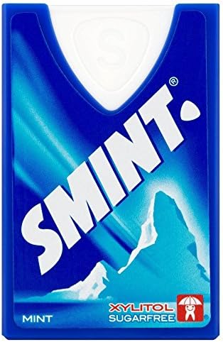 Smint Mint Flavour Sugar Free - 8g - Pack of 12 (8g x 12)