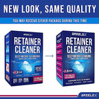 Breelex Denture Cleaning Tablets - 120 Count, Pack of 1-4-Month Supply & Denture Care - All-Purpose Retainer Cleaner Tablets - Gentle Formula for Mouth Guard Cleaner