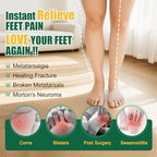 4Pcs Metatarsal Pads & Toe Separators for Women & Men - Ball of Foot Cushion, Gel Toe Spacers for Pain Relief, Metatarsalgia, Morton’s Neuroma, Long Hours of Standing or Walking
