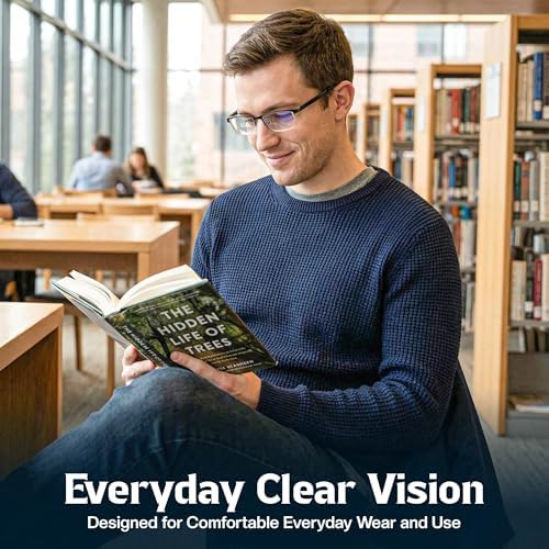 Yogo Vision Bifocal Reading Glasses Men Lightweight Half Rim Frame MultiFocal Readers Comfortable Stylish Eyewear 4/pk