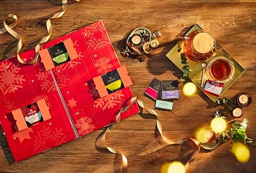 NEW Taylors of Harrogate Holiday Tea Advent Calendar 2025 Gift Set – 24 Days, 48 Tea Bags – Countdown to Christmas with Premium British Teas