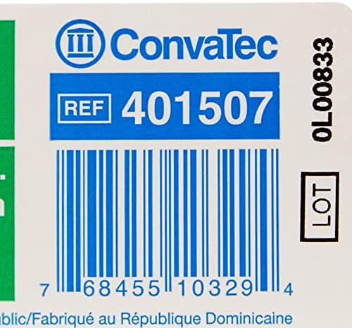 ConvaTec Surfit Natura Drainable Pouch, 10 inch Opaque with 2-Sided Comfort Panel, Model No : 401507, Size : 45 mm - 10/Box