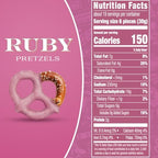 Squirrel Brand Ruby Cacao Pretzel Twists, 20oz Resealable Jar, Sweet & Salty Crunchy Snack, Gourmet Ruby Couverture Pretzel Treats, Premium Gift Idea, Holiday & Party Snack, Indulgent Artisan Ruby Treats