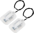 uxcell Vibration Motors DC 12V 4000RPM Massager Vibrating Motor with White Shell 58x44x30mm 2Pcs