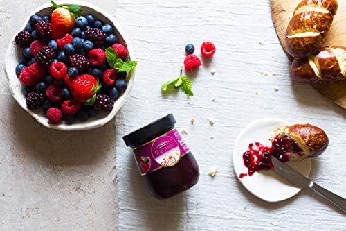 Tuscanini Premium Italian Forest Fruits Preserves, 11.64 oz Jar, Spreadable Fruit Jam, No High Fructose Corn Syrup, No Preservatives, Non GMO, Gluten Free