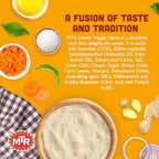 MTR 3minute Veggie Poha - Ready-to-Cook Mix - Authentic Indian Food in Just 3 Minutes - 100% Vegetarian - No Added Preservatives - Just Add Hot Water - Quick & Easy ((Veggie Upma Cup - 80g, Pack of 6)