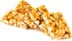 NY Spice Shop Peanut Honey Bars - 1 Pound Roasted Peanut Crunch Candy Bars - Sweet and Salty Snack Squares - Traditional Brittle Style Confection - Honey Coated Nut Bar Pieces