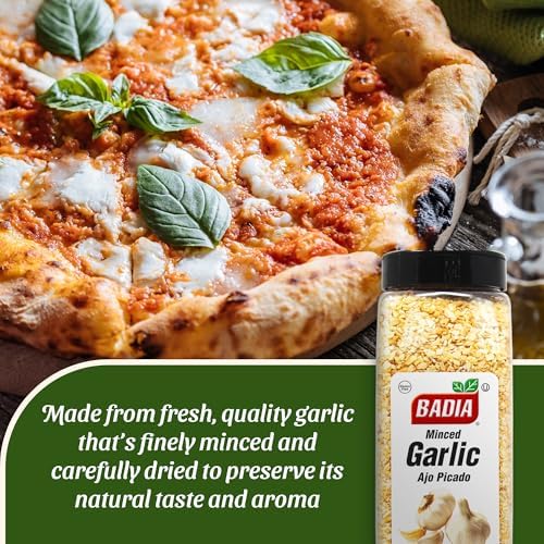 Badia Garlic Minced, 1.5 Pound - All-Natural, Non-GMO, Dehydrated Garlic Seasoning