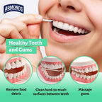 ProPicks Original Dental Picks for Teeth Cleaning - Disposable Plastic Toothpicks for Teeth & Gums - Cleans Teeth & Massages Gums - Fresh Mint Flavor - 6 Packages x 120 Interdental Tooth Picks