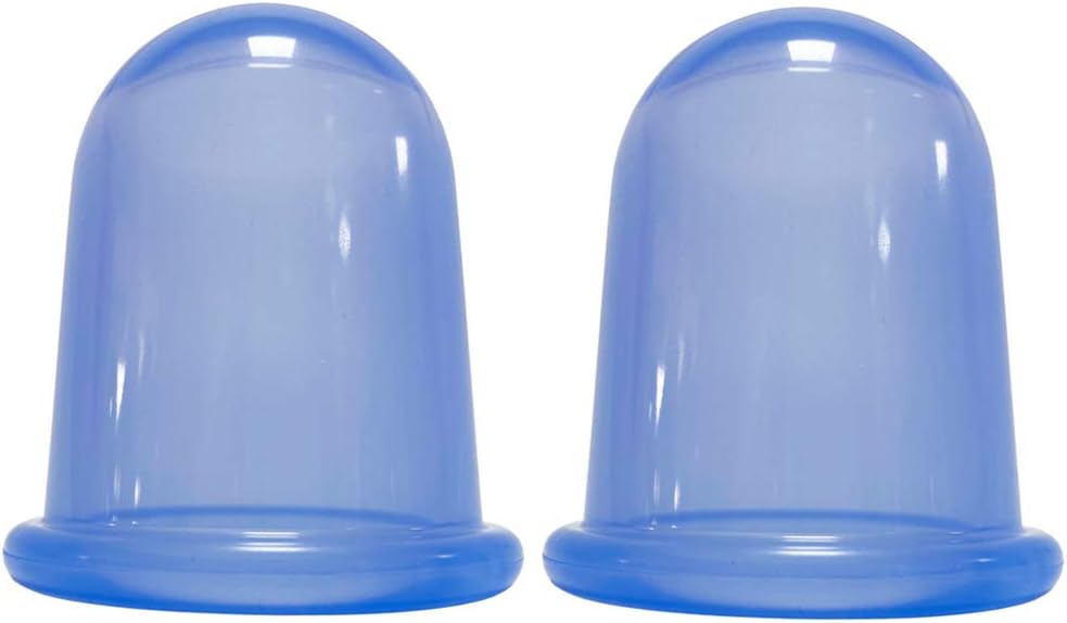 Silicone Massage Cups, Massage Cupping Therapy Sets (Big Size*2)