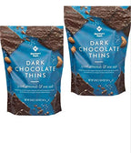 Dark Chocolate Almond thins with Sea Salt 2pack