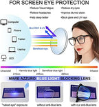MARE AZZURO Folding Blue Light Blocking Reading Glasses Women Computer Readers 1.0 1.25 1.5 1.75 2.0 2.25 2.5 2.75 3.0 3.5
