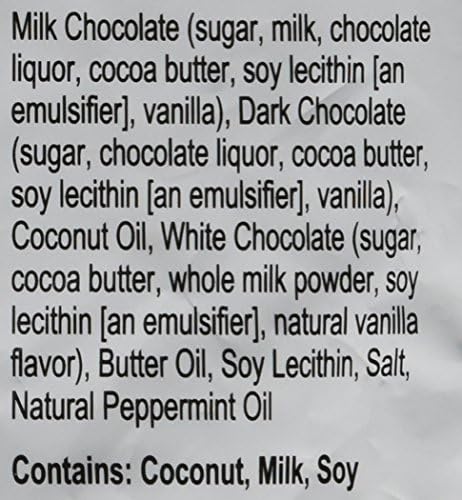 Peppermint Double Milk Chocolate Truffle Cremes - Dilettante 24oz