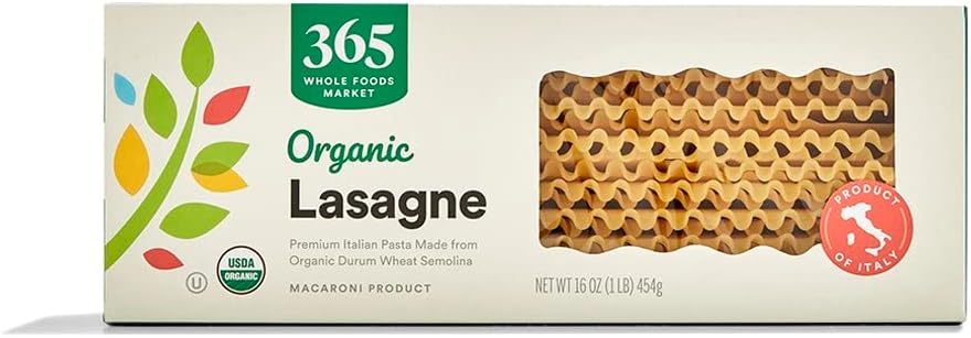 365 by Whole Foods Market, Organic Lasagne, 16 Ounce