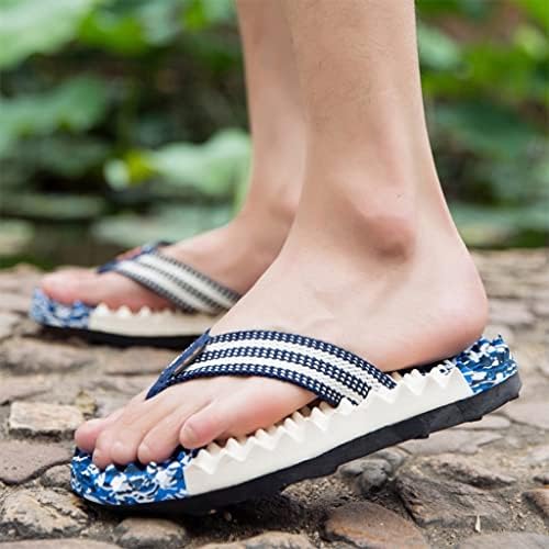XUEMML Massage Slippers For Men Foot Reflexology & Acupressure Massagers Sandal， Mens &Womens House Flip Flop Open Toe Foot With Arch Support Relief Fasciitis
