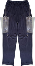Lmaray Urine Bag Pants for Elderly/Men/Women, Incontinence Care Trousers, Catheter Leg Bag Pants with 2 Pockets