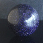 30mm Gemstone Crystal Quartz Blue Goldstone Sphere Ball Chakra Healing Crystal Reiki Crafts