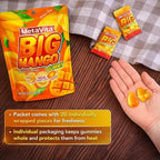 (3 Packs 1LB) MetaVita - Big Peelable Mango Gummy Candy –Individually Wrapped with Real Puree – Chewy Mango Peeling Candy, Gluten-Free