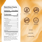 Monin - Zero Calorie Natural Peach Syrup, Fresh and Juicy Flavors, Great for Iced Teas, Lemonades, and Sodas, Non-GMO, Gluten-Free (1 Liter)