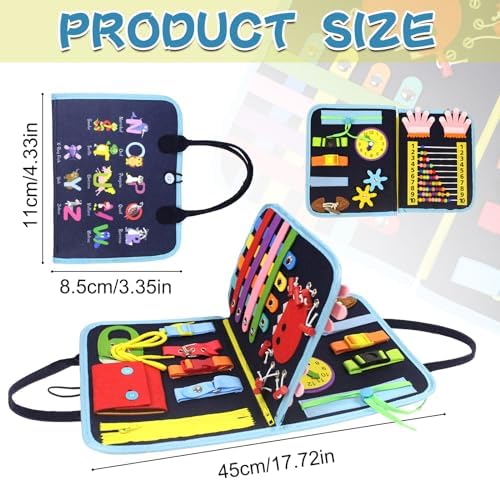 Fidget Blanket for Adults with Dementia,Busy Blanket for Dementia Patients,Dementia Sensory Toy for Adults with Alzheimers Dementia for Seniors,Hand Activities,Therapist Toys for Altzheimers Patient