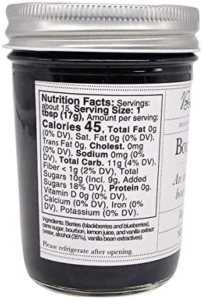 Bonnies Jams Bourbon Berry Jam, 9 OZ