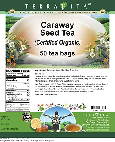 Caraway Seed (Certified Organic) Tea (50 tea bags, ZIN: 517597)