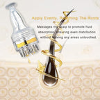 Minoxidil Applicator, Hair Oil Applicator, Scalp Oil Applicator, Mini Scalp Massager Hair Growth, Bottle Minoxidil Applicator Brush Tool, Minoxidil Application Tool with Massage Roller Ball