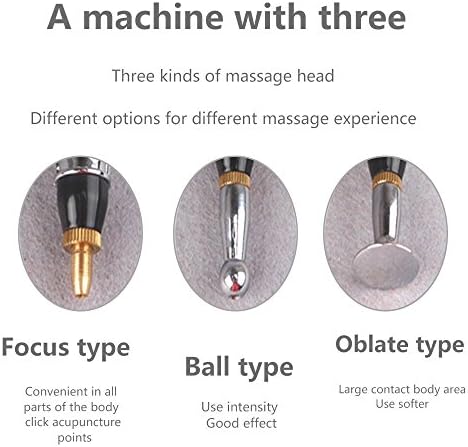 Electronic Meridian Acupuncture Pen - Acupressure Meridian Energy Massage Pen with Multiple Treatment Tips