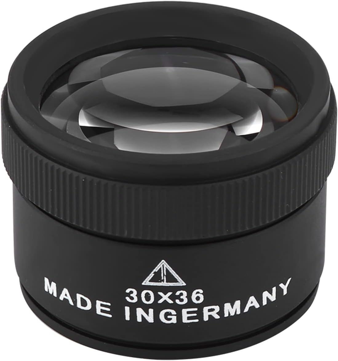 30X Coin Magnifying Glass, Professional Jewelry Loupe Lens Portable Pocket Reading Magnifier Optics Loupes Mini Desk Magnifiers Loop Microscope for Jeweler Coins Maps Antiques Magazines Craft