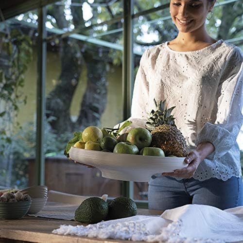 Guzzini Milk White Centerpiece/Fruit Bowl