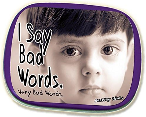 I Say Bad Words Mints - Funny Candy for Teens and Adults - Wintergreen Breath Mints - Funny Mint Tin for Stockings Stuffer - 3 Ounces