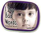 I Say Bad Words Mints - Funny Candy for Teens and Adults - Wintergreen Breath Mints - Funny Mint Tin for Stockings Stuffer - 3 Ounces