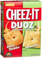 Cheez-It Duoz Sharp Cheddar and Parmesan Baked Snack Crackers