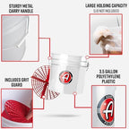 Adam's Polishes Wash Bucket (3.5 Gallon Bucket + Grit Guard) - Car Detailing Tool for Car Washing & Garage Storage | Stores Car Wash Soap, Foam Cannon, Foam Gun, Microfiber Towels & More