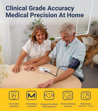 A&D Medical Blood Pressure Monitor for Home Use – UA-611 – Upper Arm Precise BP Machine– Wide Range Cuff 8.6-16.5” / 22-42cm), Easy to Use - One-Click Operation, 60 Reading Memory