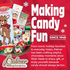 Palmer Reindeer Chocolate Snack Mix, Sweet and Salty Variety Filled with Pretzels, Peanuts and Chocolate Reindeers, Making Candy Fun Since 1948 (3 oz)
